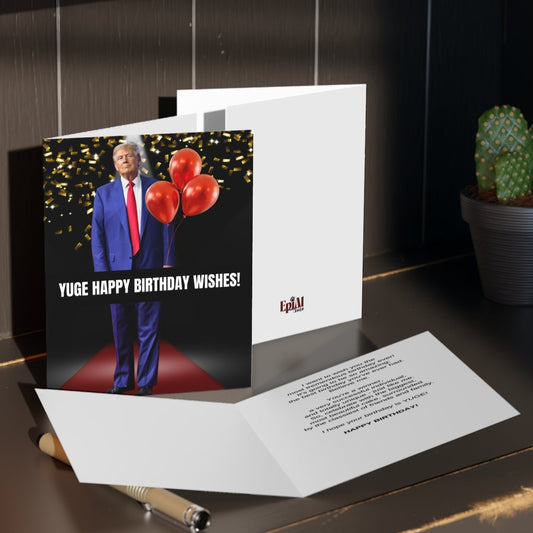 Donald Trump Birthday Greeting Cards (8, 16, and 24 pcs)