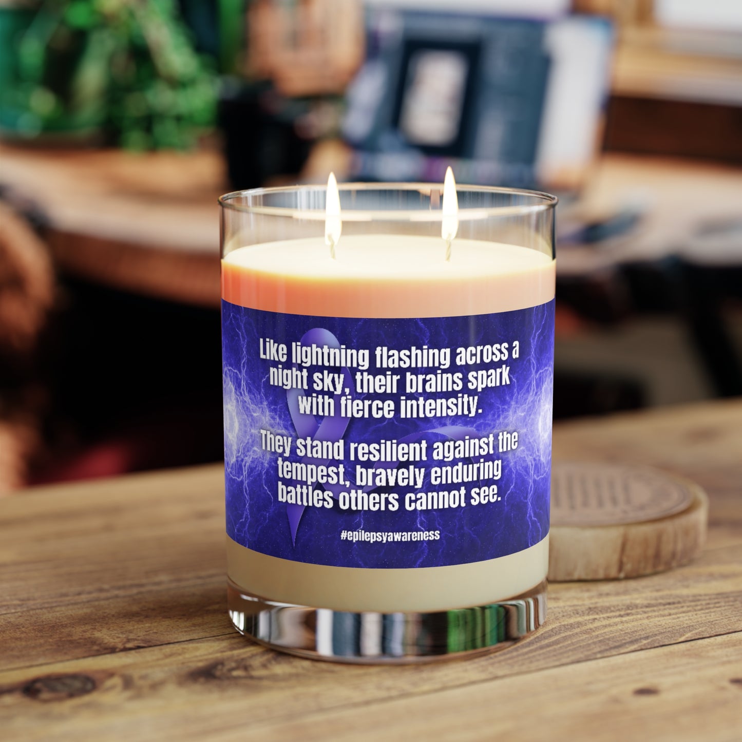 Resilient Against the Tempest Scented Candle - Full Glass, 11oz