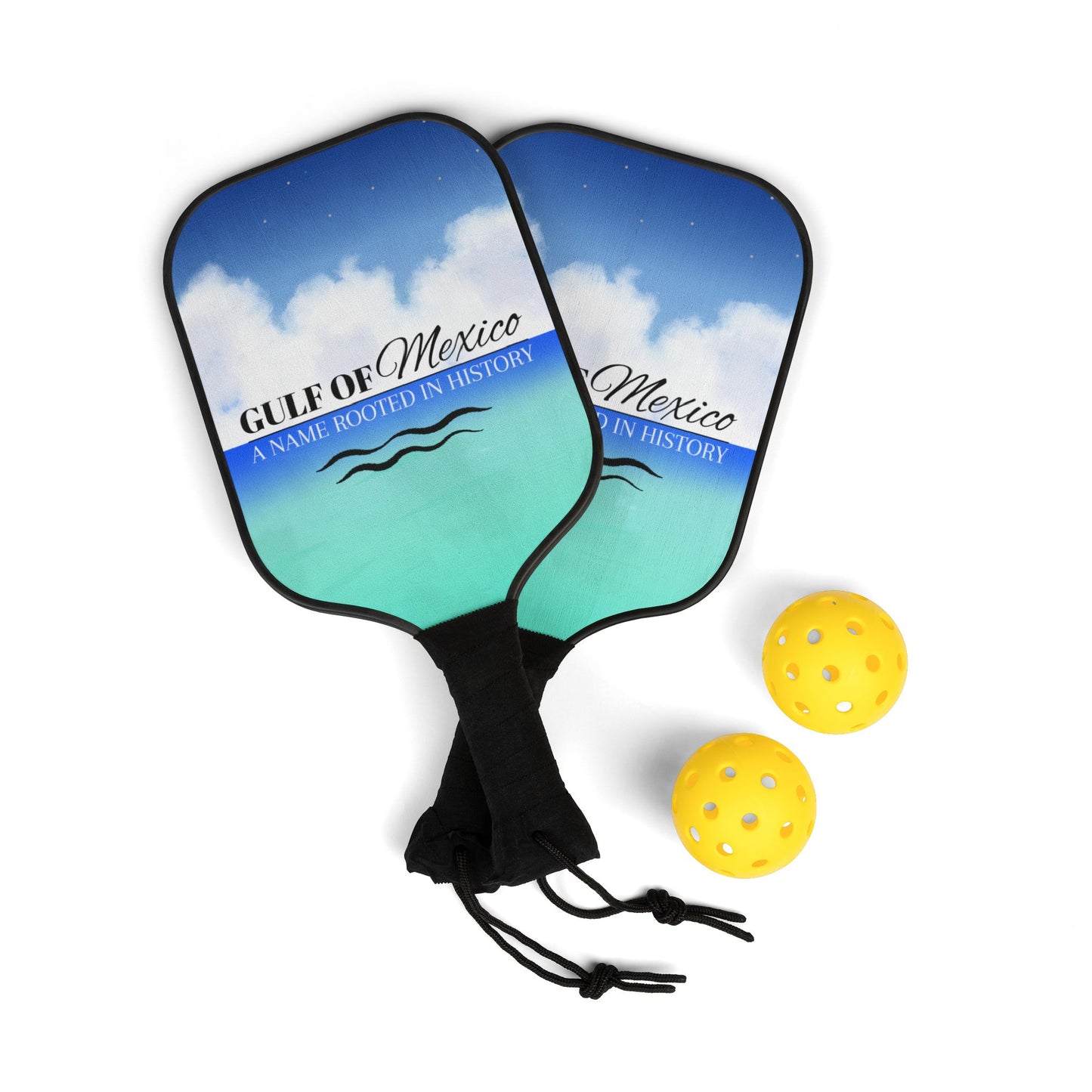 Gulf of Mexico Pickleball Paddle Set with Balls - Perfect for Active Players