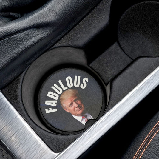 Fabulous Trump Soapstone Car Coaster