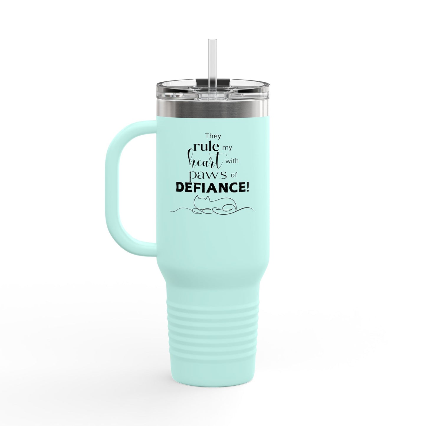 Paws of Defiance Insulated Travel Mug, 40oz