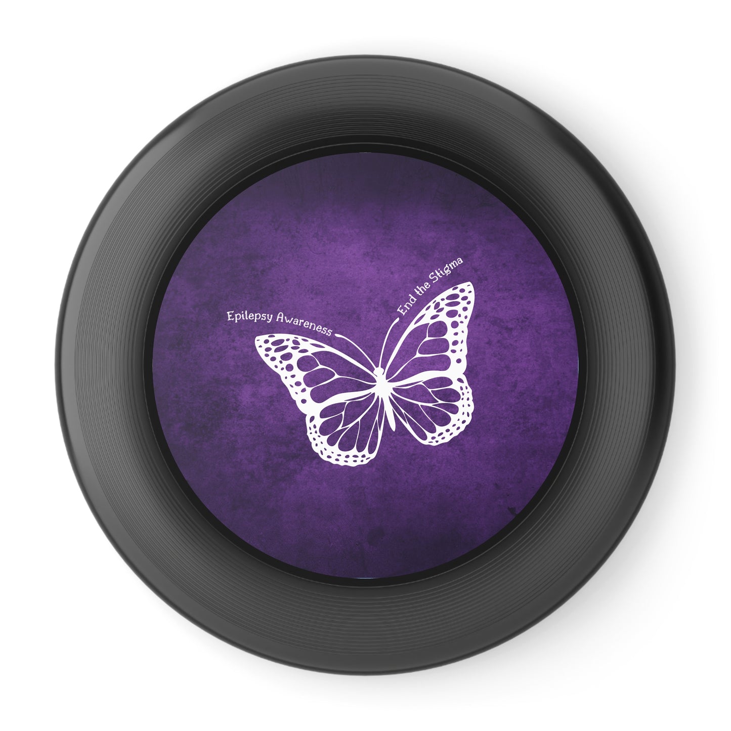 Epilepsy Awareness Frisbee - End the Stigma Butterfly Design