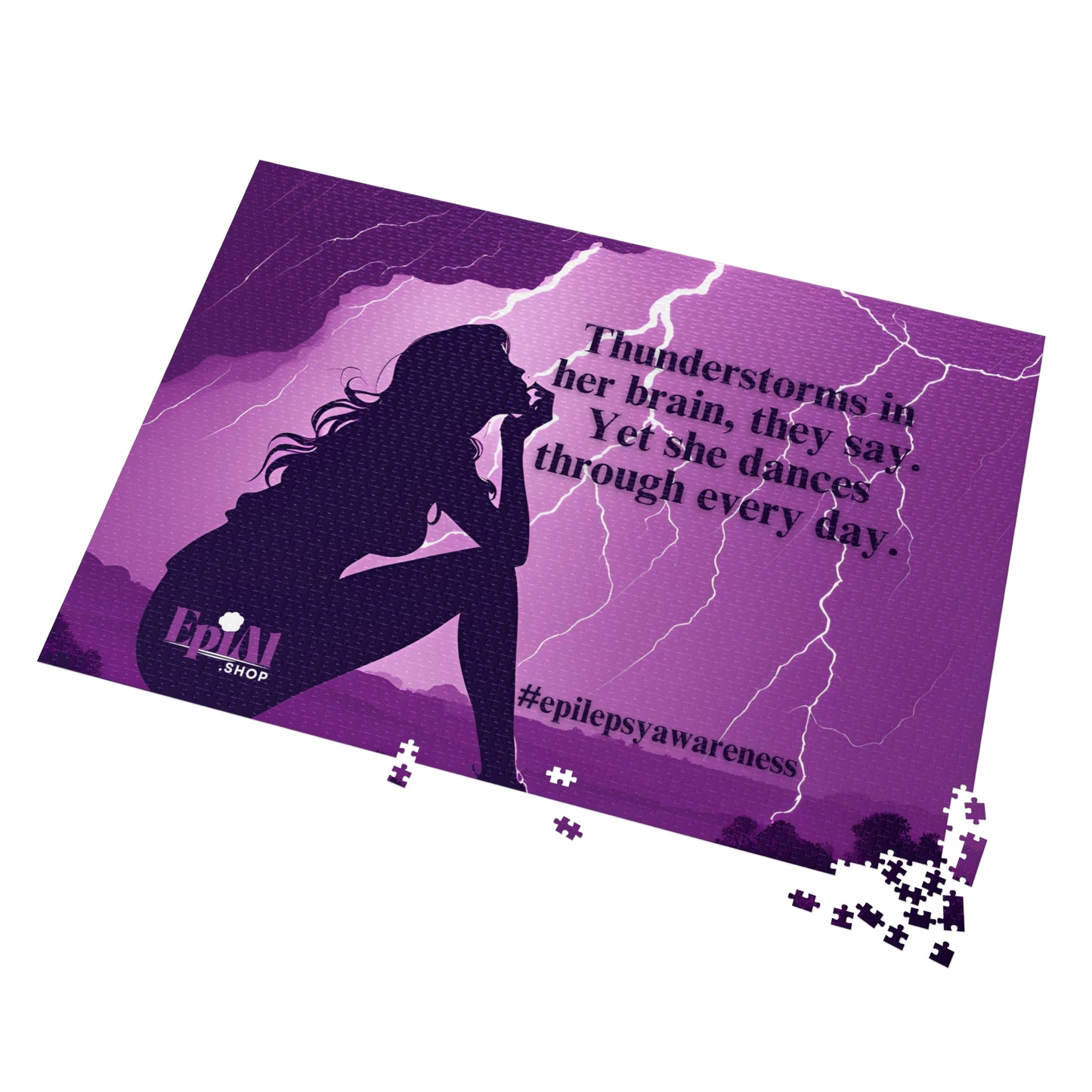 Empowering Epilepsy Awareness Jigsaw Puzzle with Tin