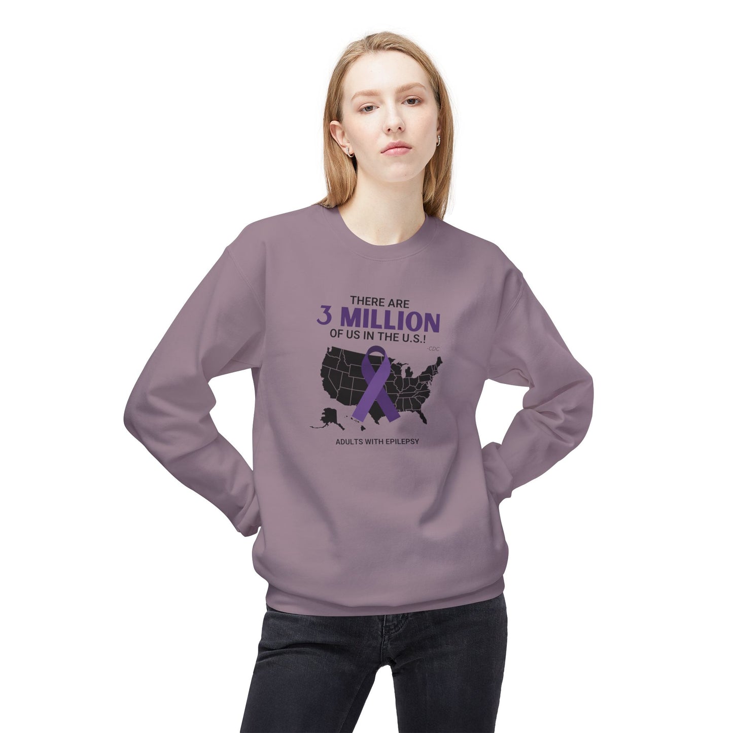 3 Million of Us Softstyle Fleece Crewneck Sweatshirt