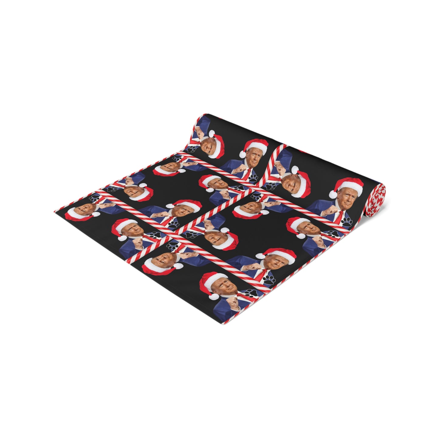 Trump Novelty Christmas Table Runner (Cotton, Poly)