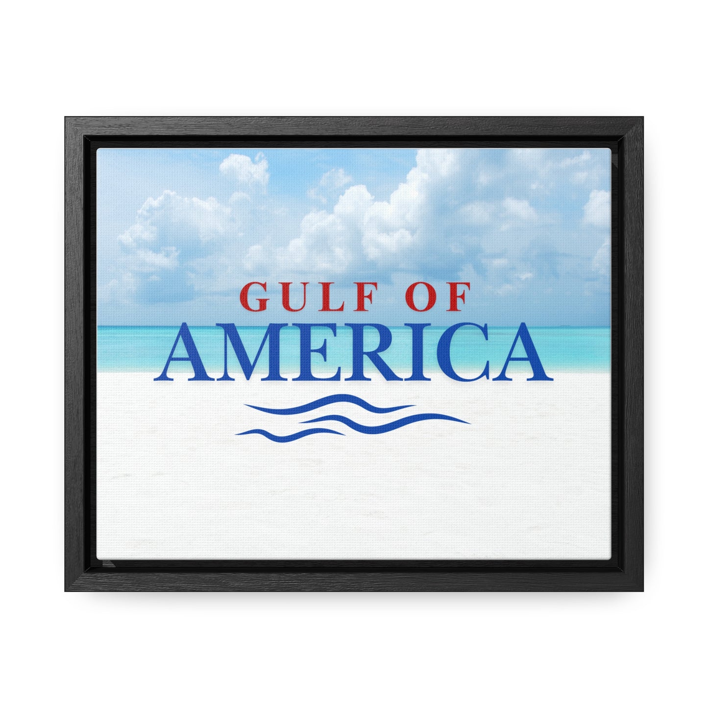 Gulf of America Canvas Wrap - Coastal Wall Art for Beach Lovers