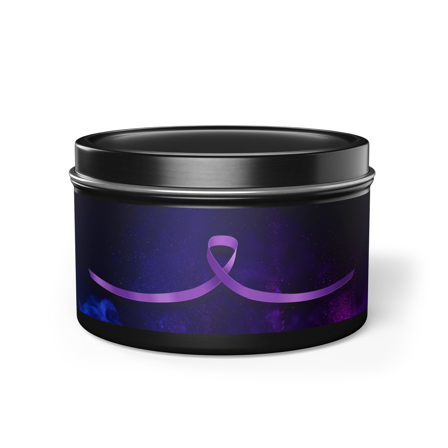 Purple Ribbon Tin Candles - Home Decor - Epileptic Al’s Shop