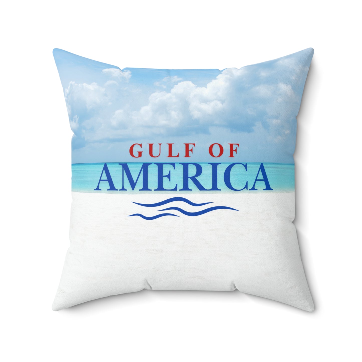 Gulf of America Decorative Pillow