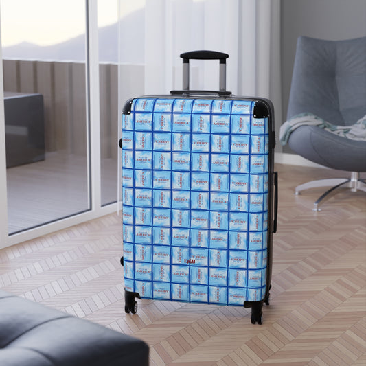 Gulf of America Patterned Suitcase