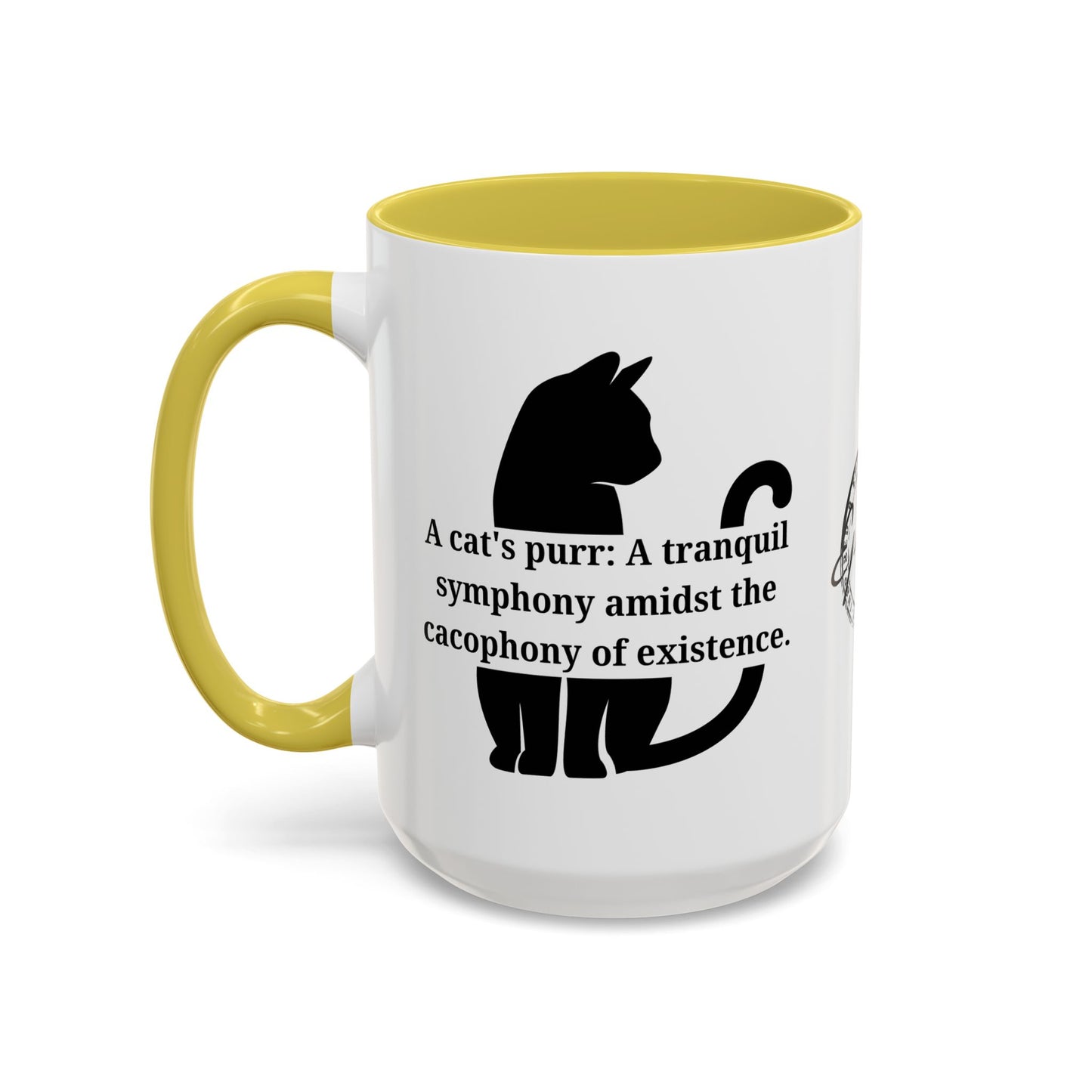 Purr Prose: Cacophony of Life Colorful Mugs (11oz, 15oz)