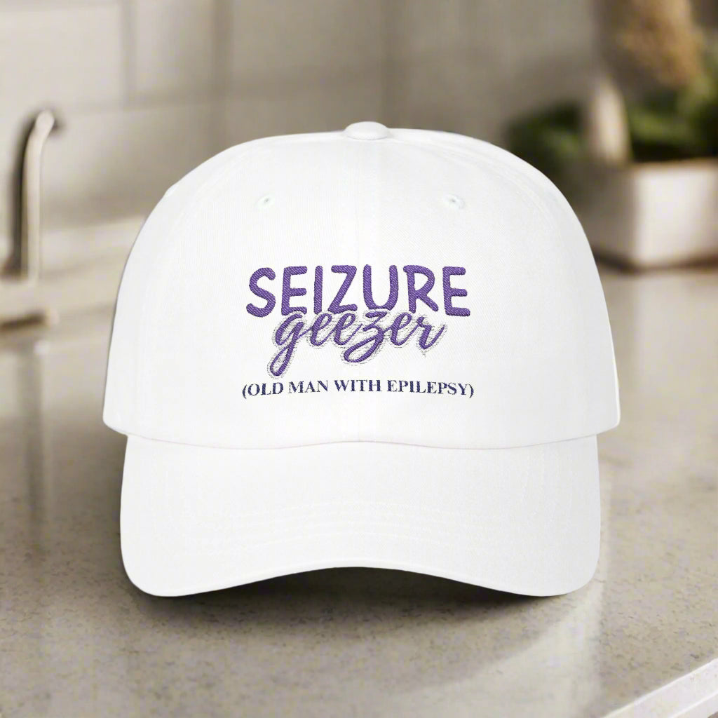 Seizure Geezer Classic Dad Cap - Supportive Hat for Epilepsy Awareness