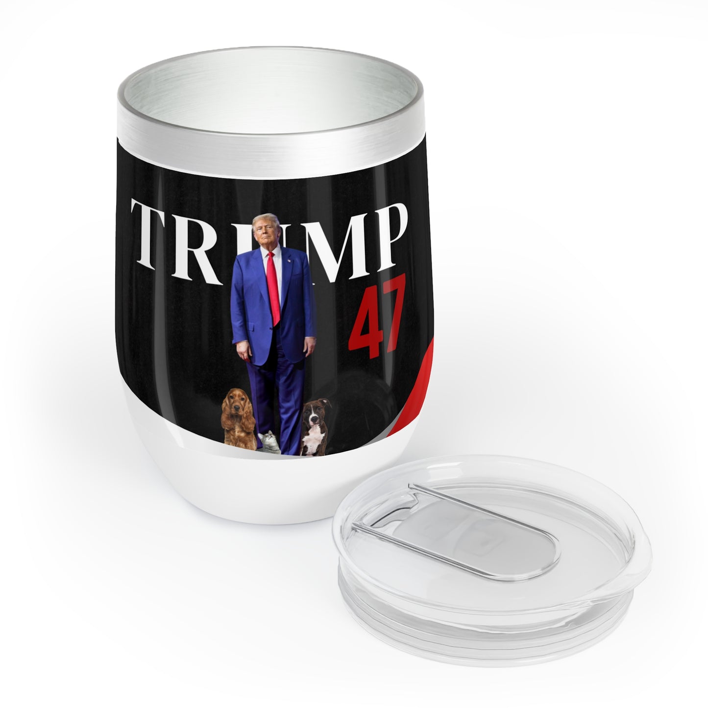 Trump 47 Chill Wine Tumbler