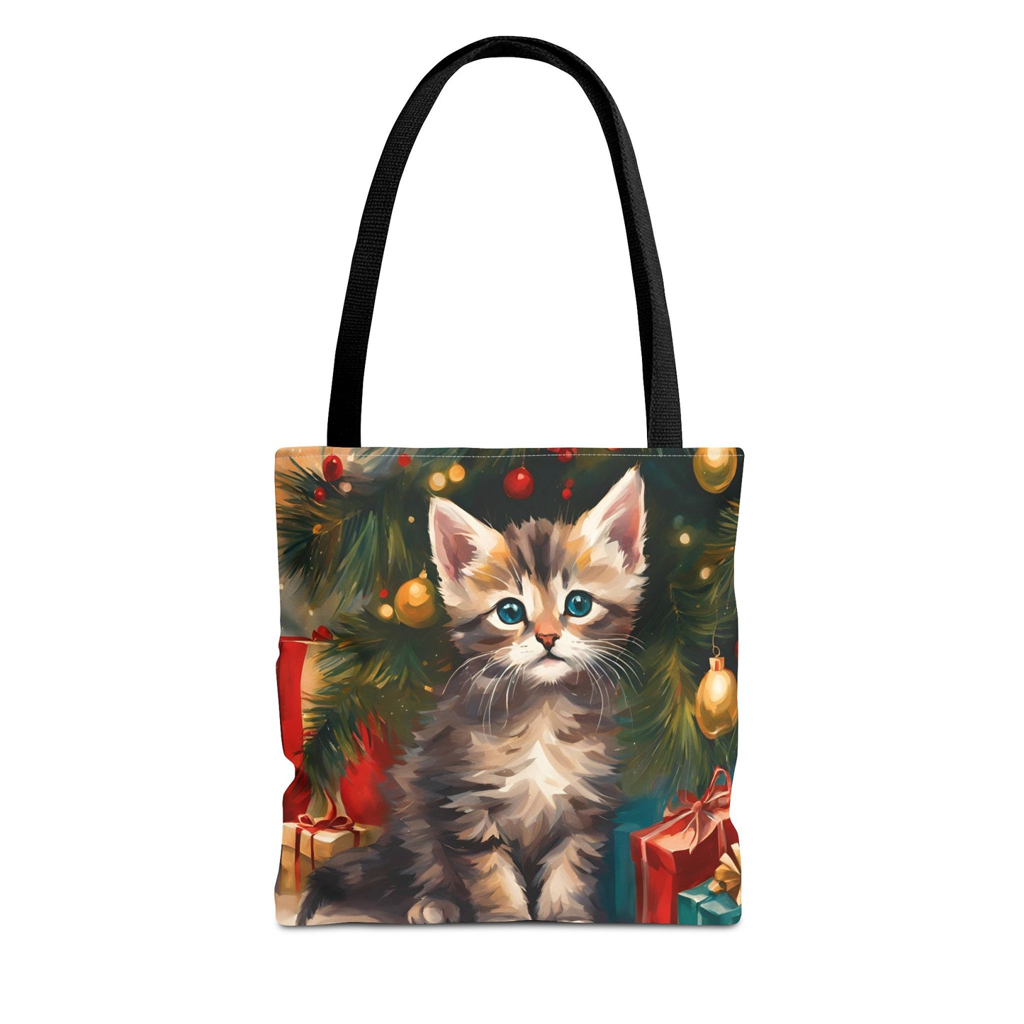 Kittenly Christmas Tote Bag