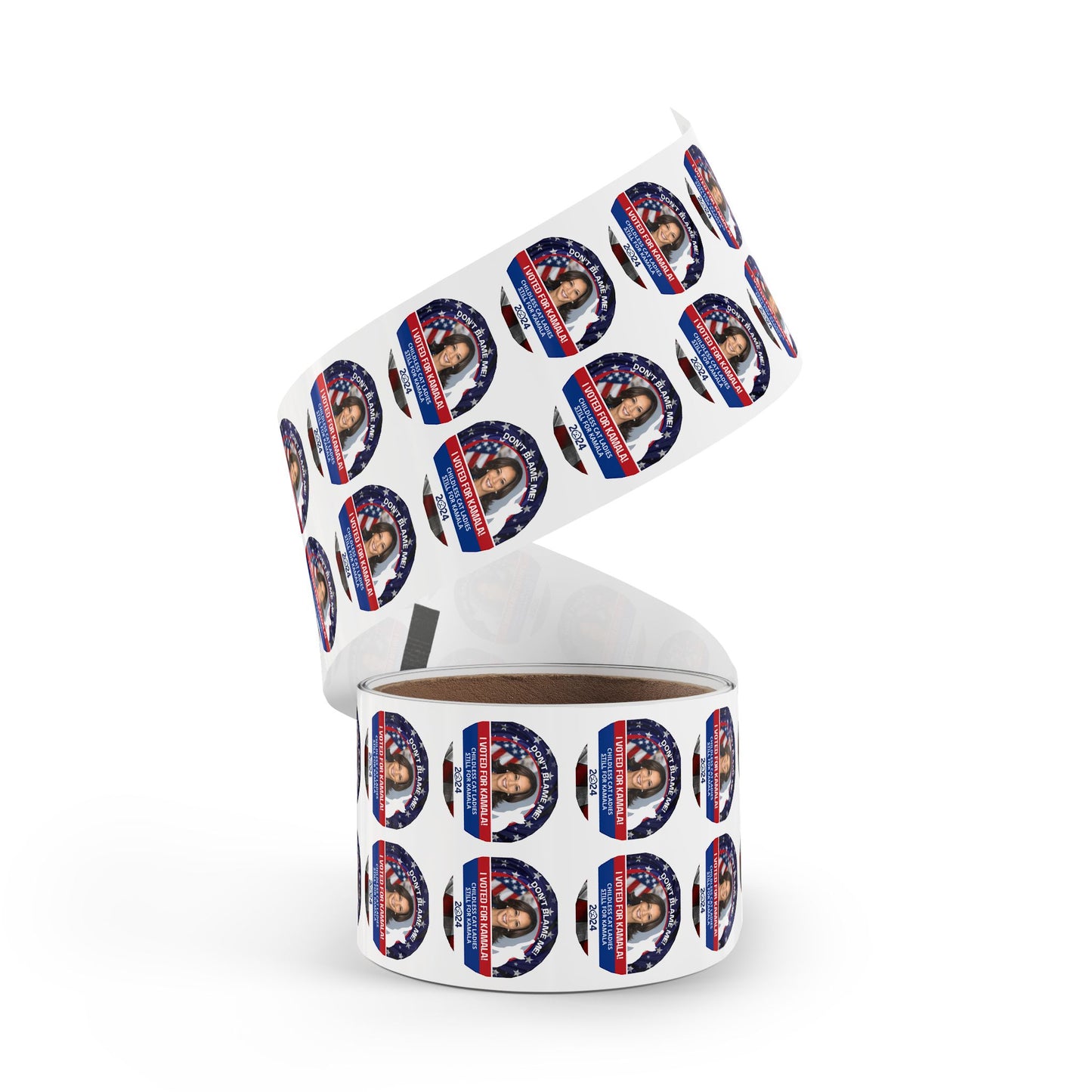 Don't Blame Me - Voted for Kamala Round Sticker Label Rolls