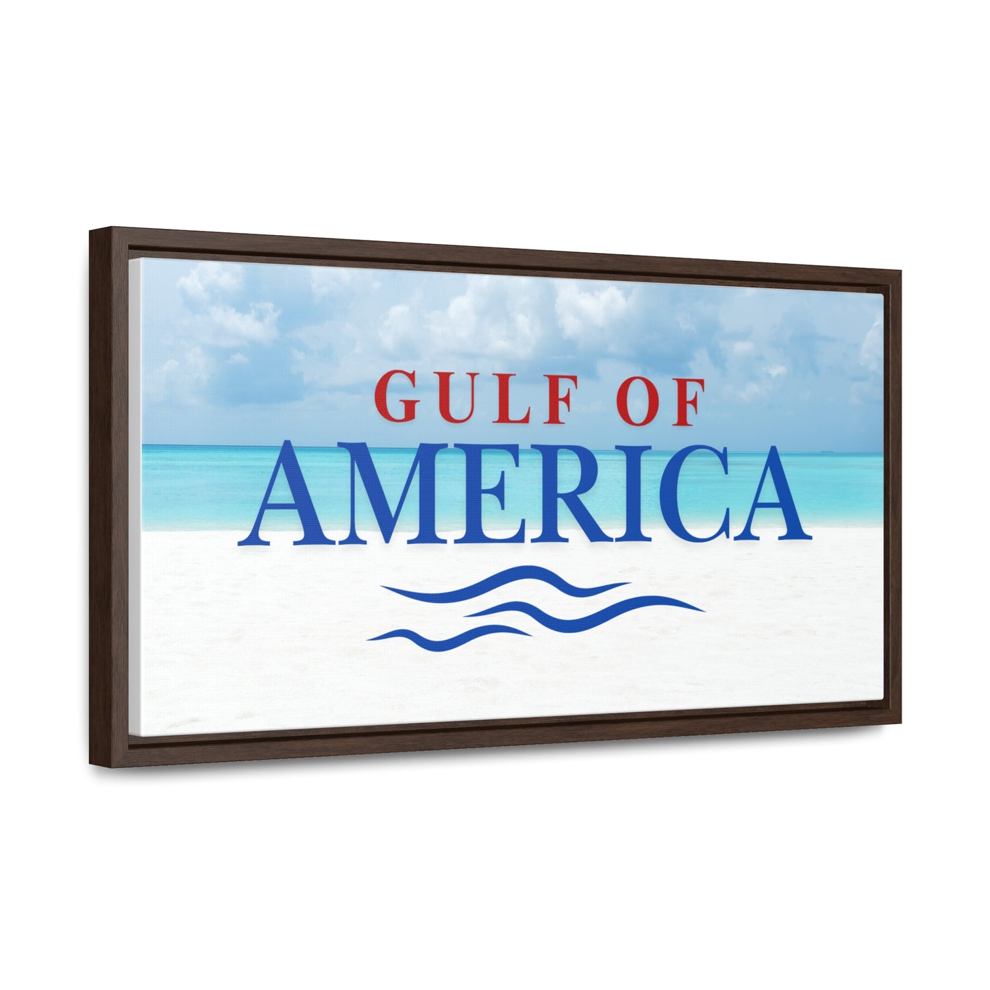 Gulf of America Canvas Wrap - Coastal Wall Art for Beach Lovers