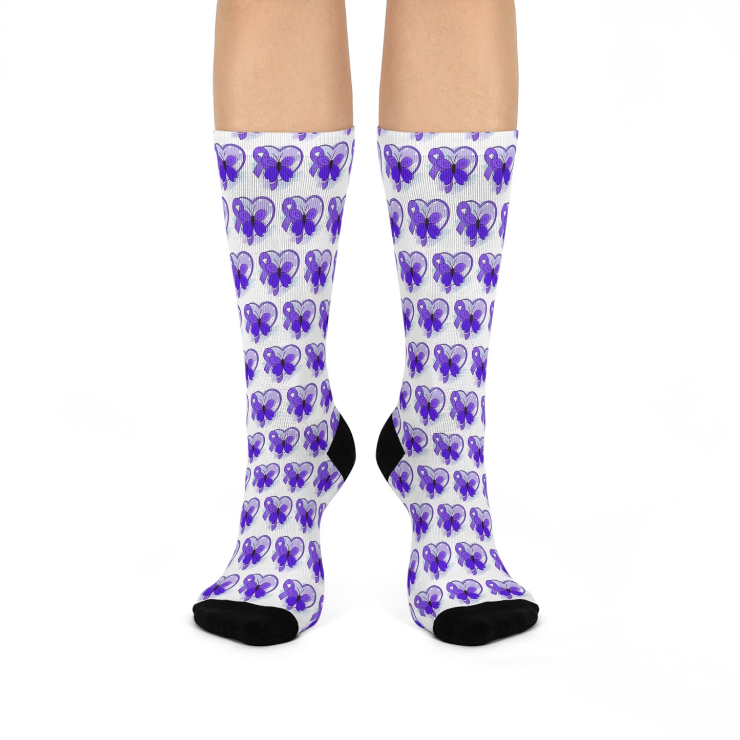 Epilepsy Awareness Cushioned Crew Socks