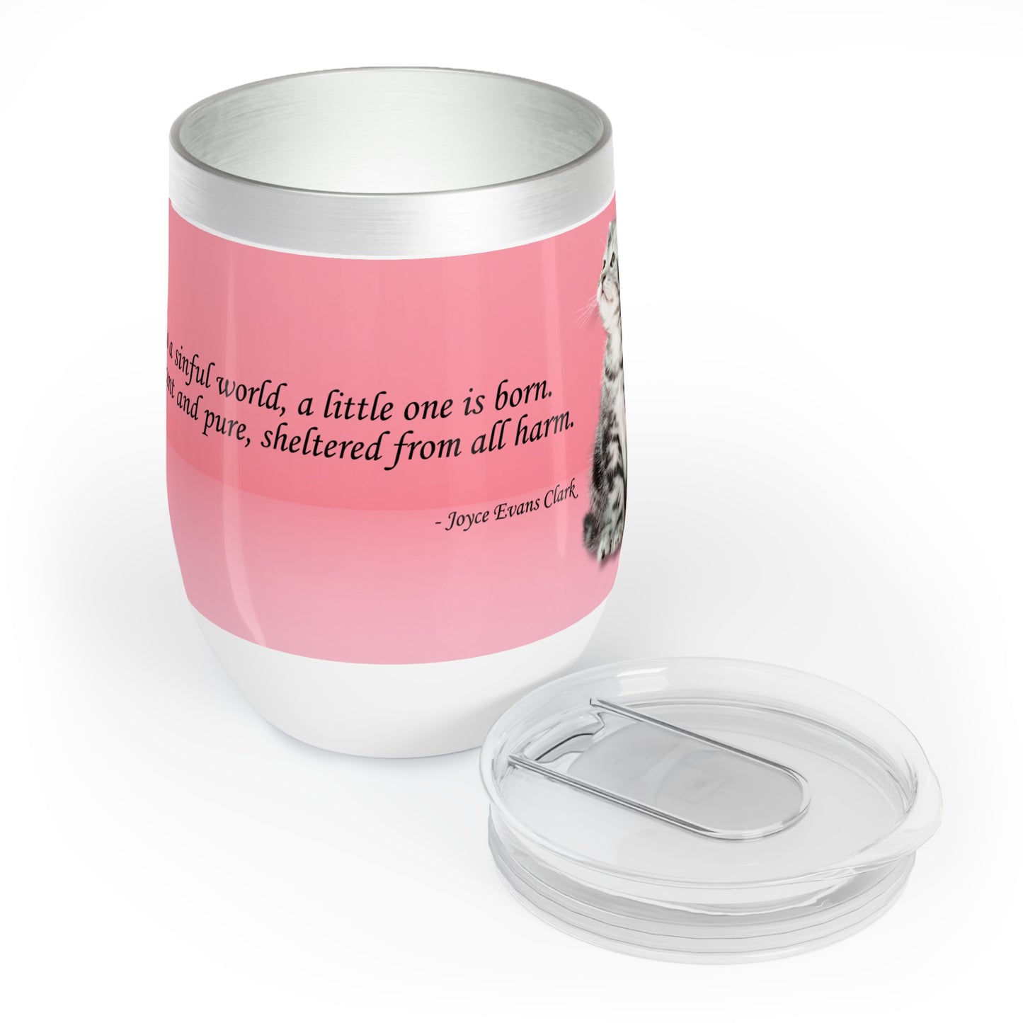 A Little One is Born Chill Wine Tumbler