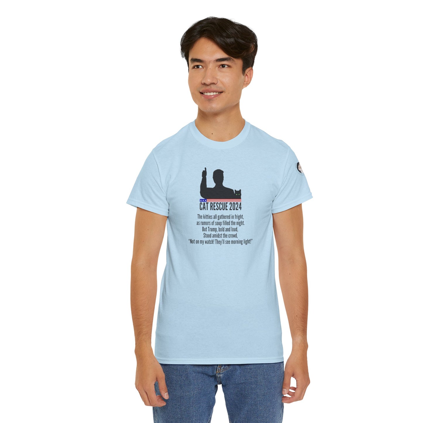 Cat Rescue 2024 Unisex Heavy Cotton Tee