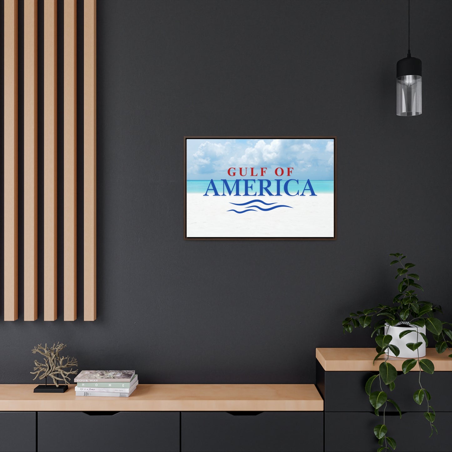 Gulf of America Canvas Wrap - Coastal Wall Art for Beach Lovers