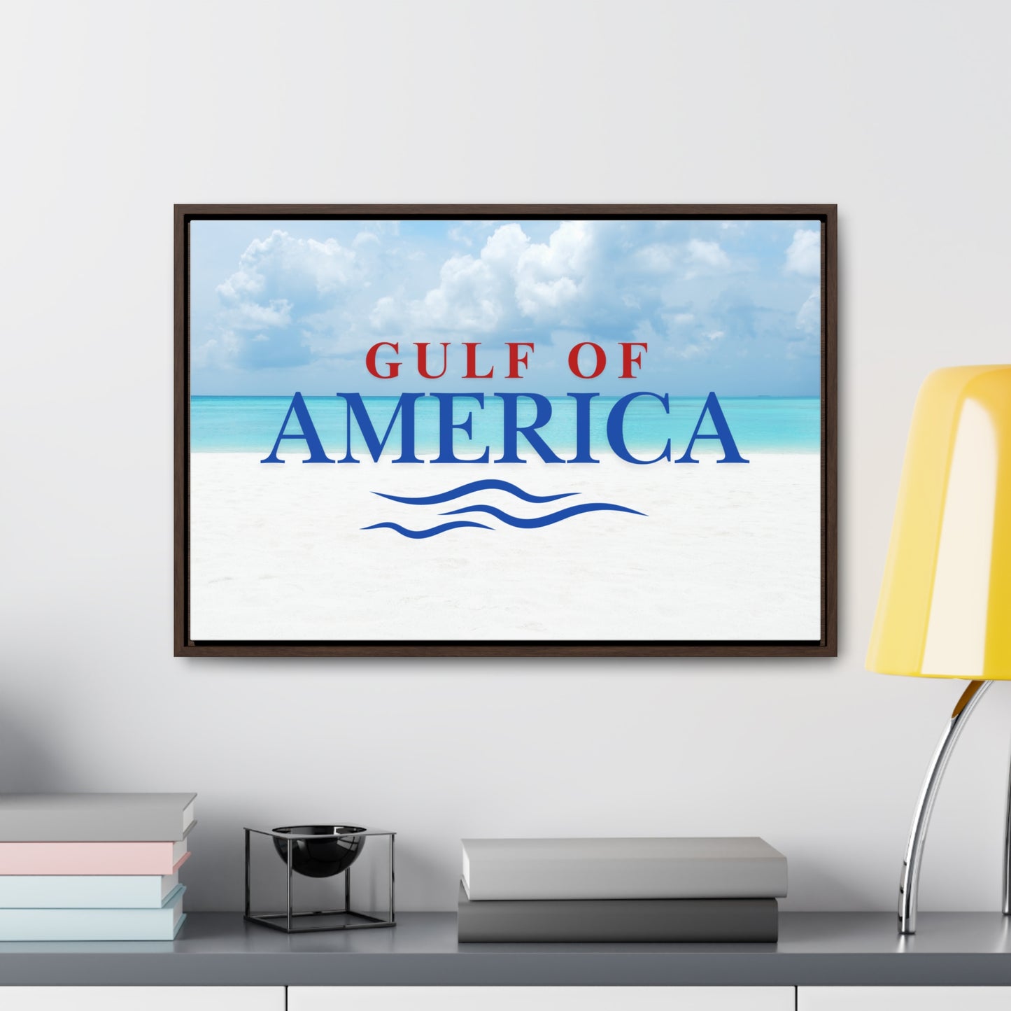 Gulf of America Canvas Wrap - Coastal Wall Art for Beach Lovers