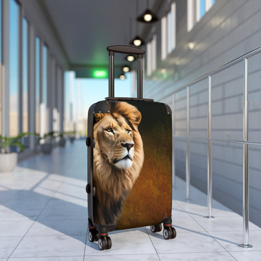 Travel Roaring Lion Suitcase - Stylish Luggage for Adventurers