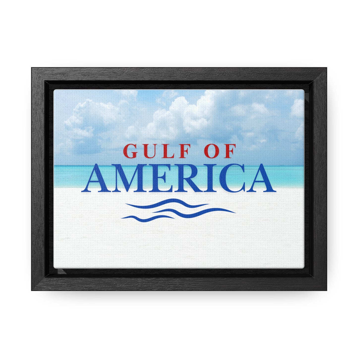 Gulf of America Canvas Wrap - Coastal Wall Art for Beach Lovers