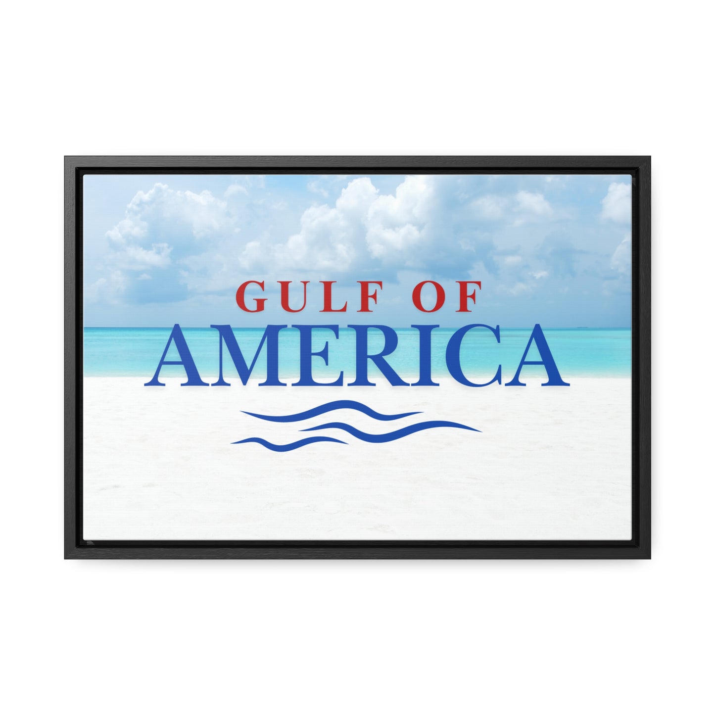 Gulf of America Canvas Wrap - Coastal Wall Art for Beach Lovers