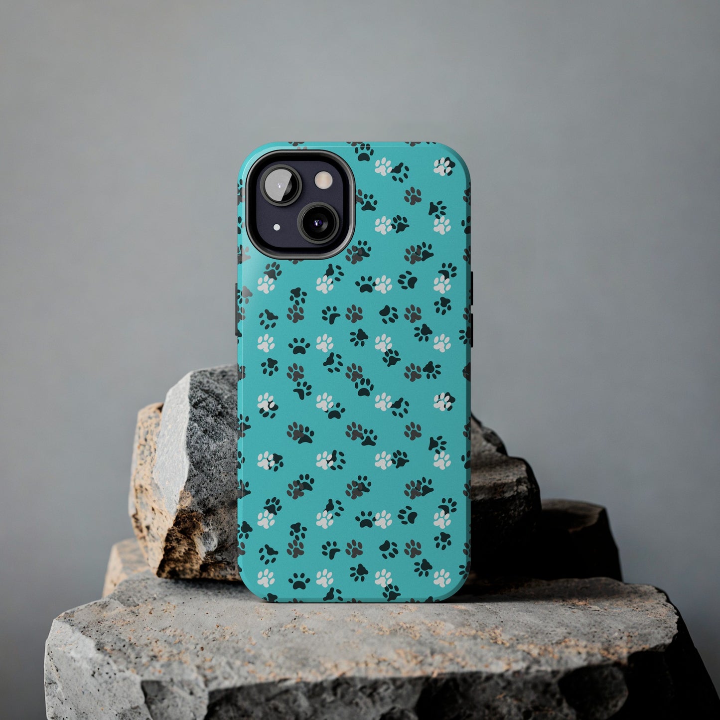 Teal Paws Tough Phone Cases - Phone Case - Epileptic Al’s Shop