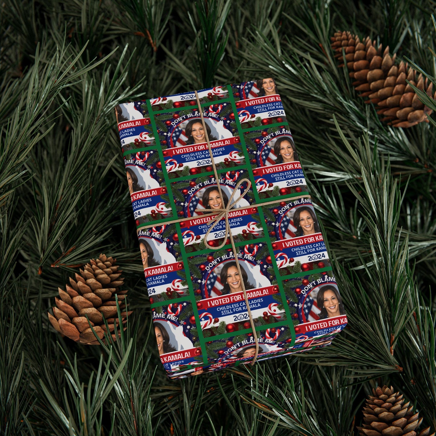 Don't Blame Me - Voted for Kamala Christmas Wrapping Papers