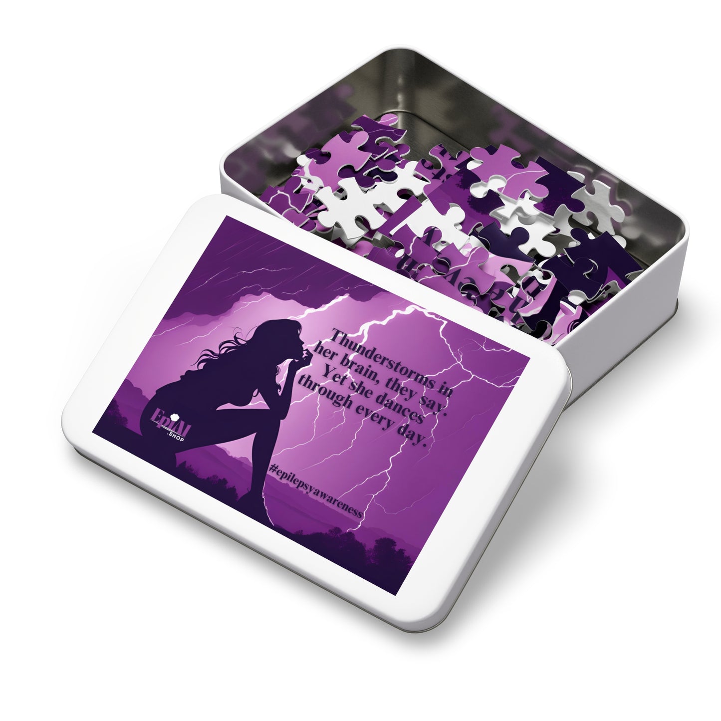 Empowering Epilepsy Awareness Jigsaw Puzzle with Tin