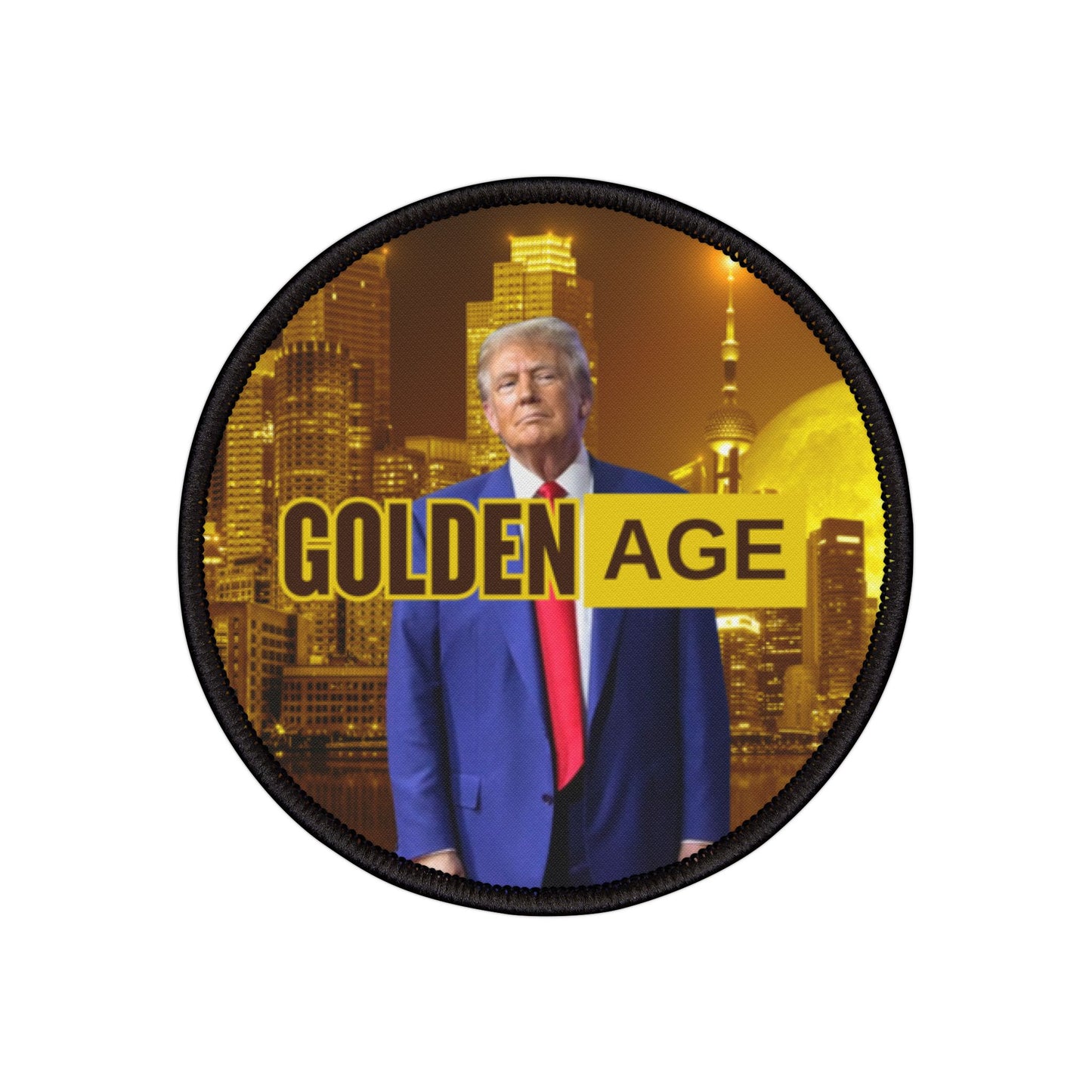 Trump Golden Age Iron-On Patches