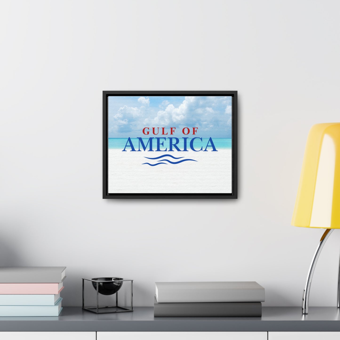 Gulf of America Canvas Wrap - Coastal Wall Art for Beach Lovers