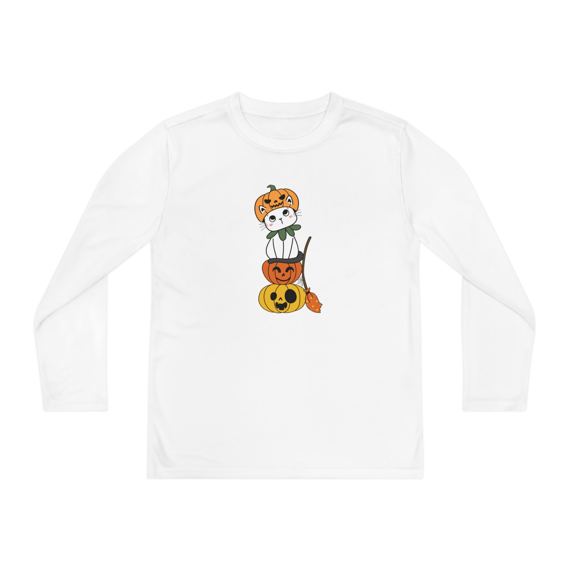 Halloween Youth Long Sleeve Competitor Tee - Kids clothes - Epileptic Al’s Shop