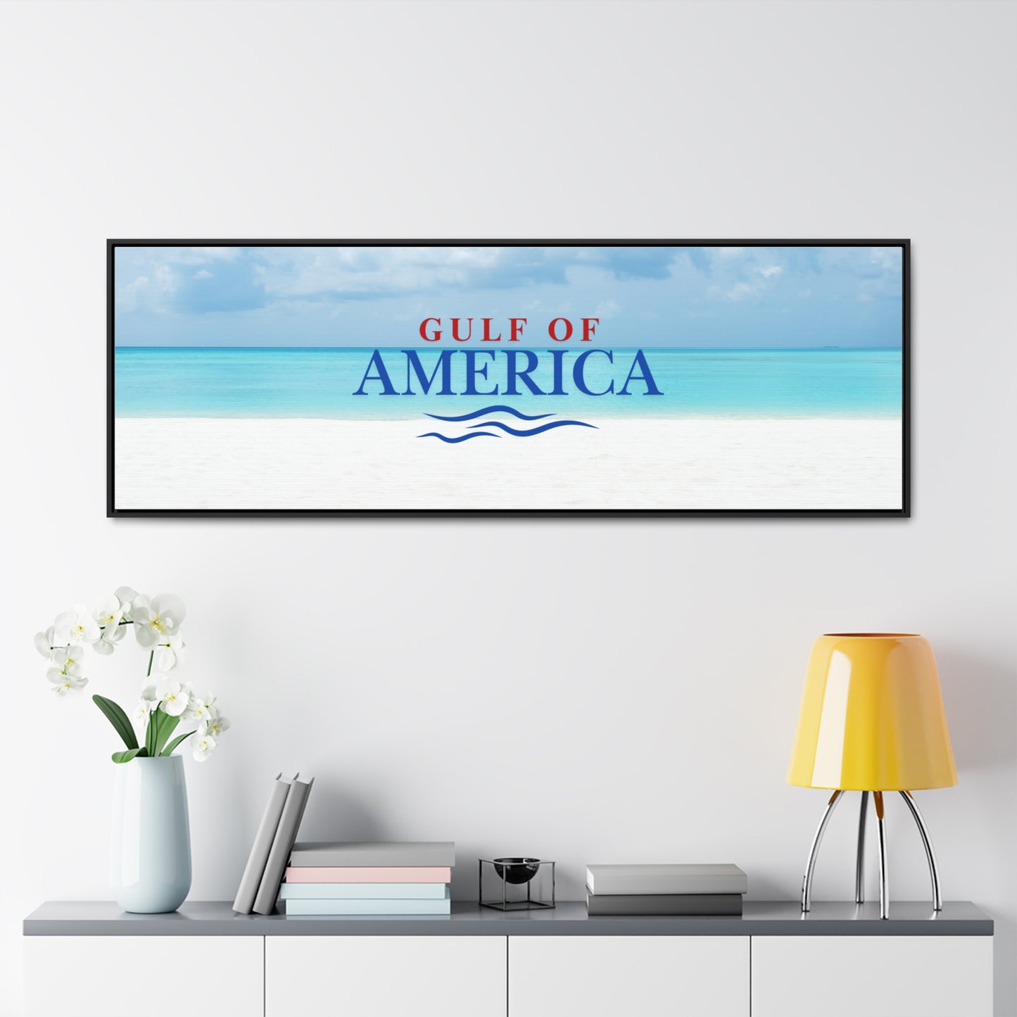 Gulf of America Canvas Wrap - Coastal Wall Art for Beach Lovers