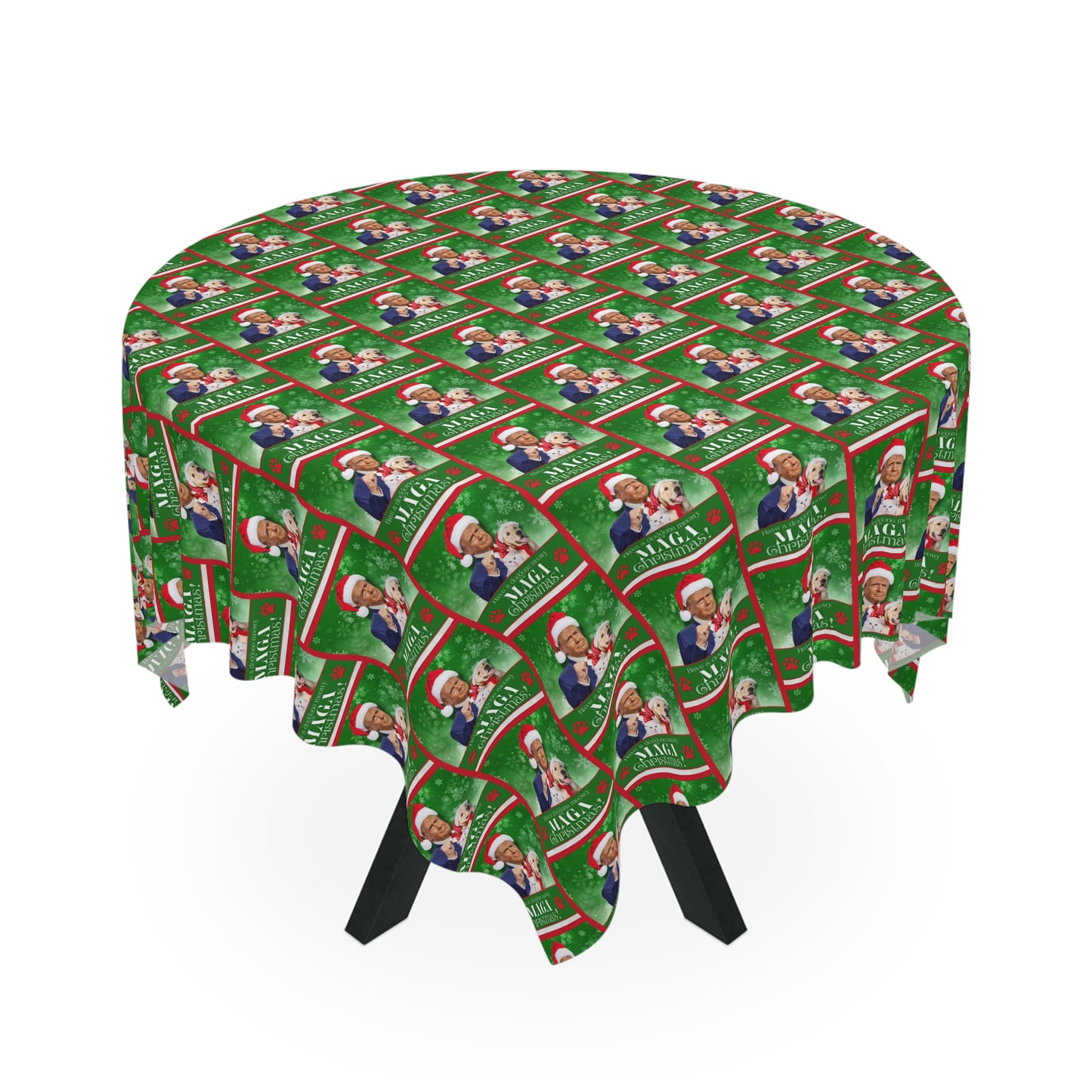 MAGA Christmas Tablecloth