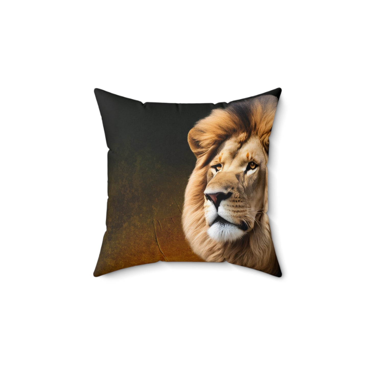 Majestic Lion Square Pillow - Statement Decor for Nature Lovers