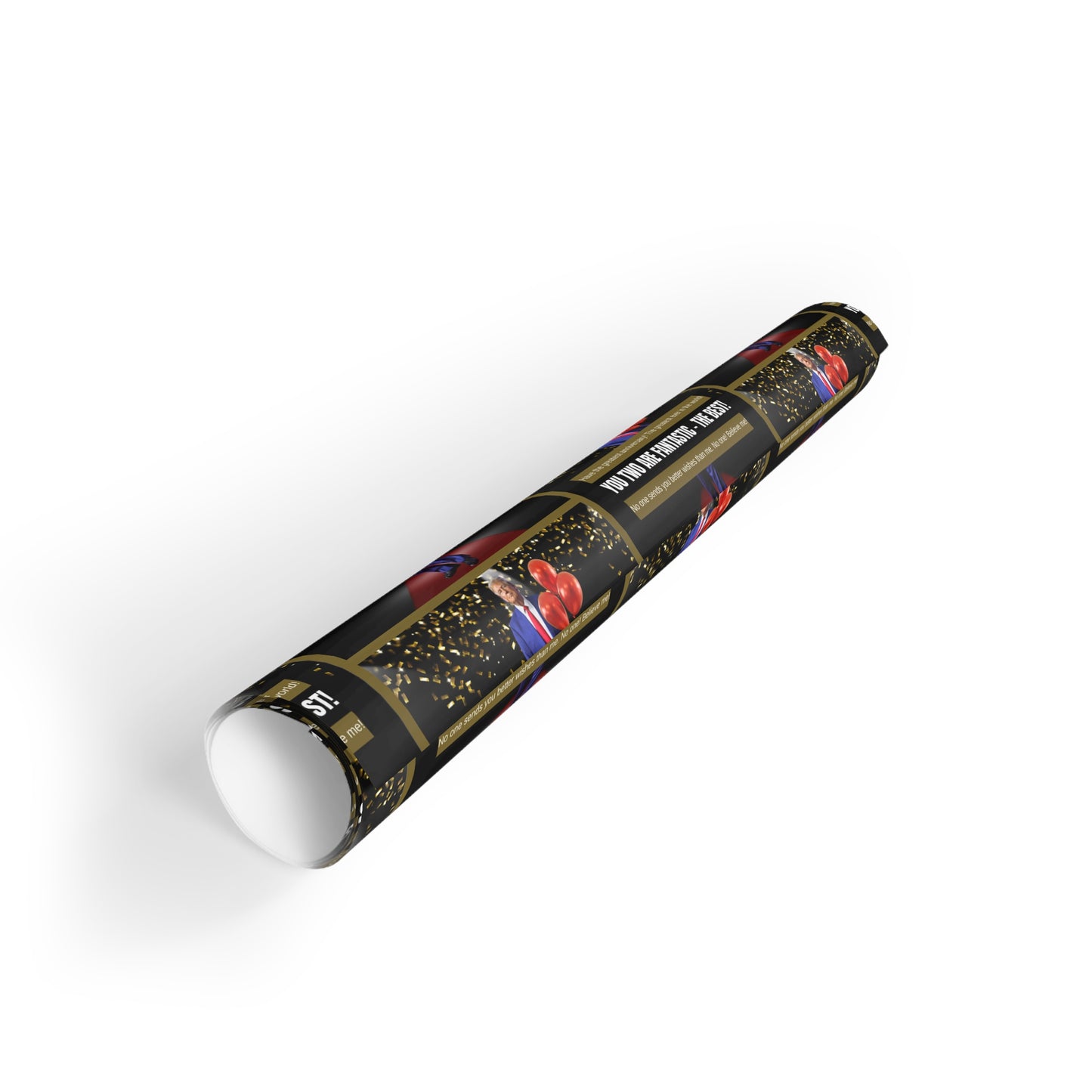 Trump Anniversary Best Wishes Gift Wrapping Paper Rolls, 1pc