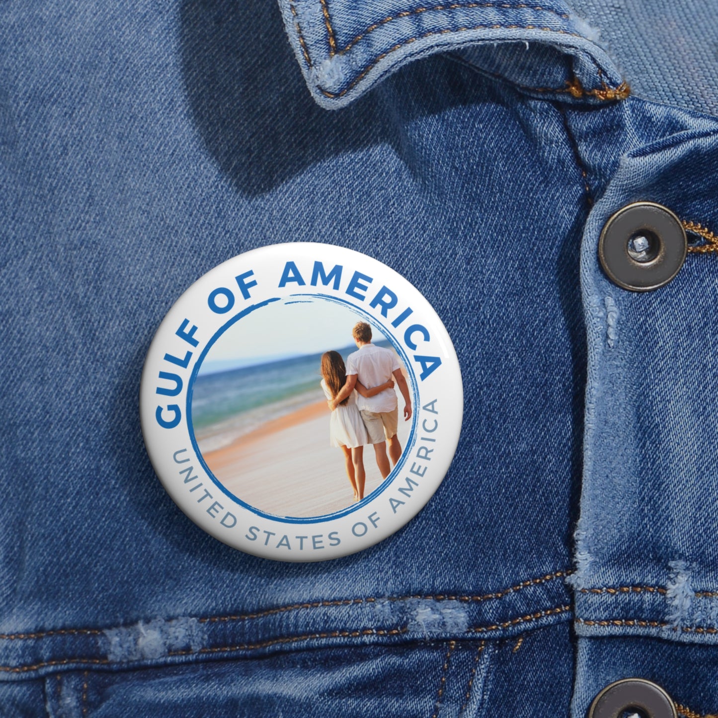 Gulf of America Travel Pin Buttons