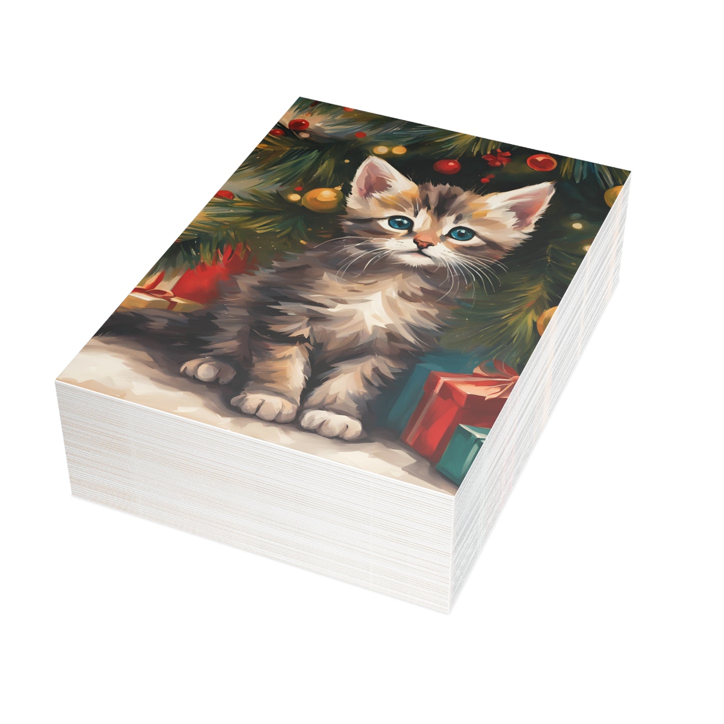 Kittenly Christmas Postcard Bundles (envelopes included)