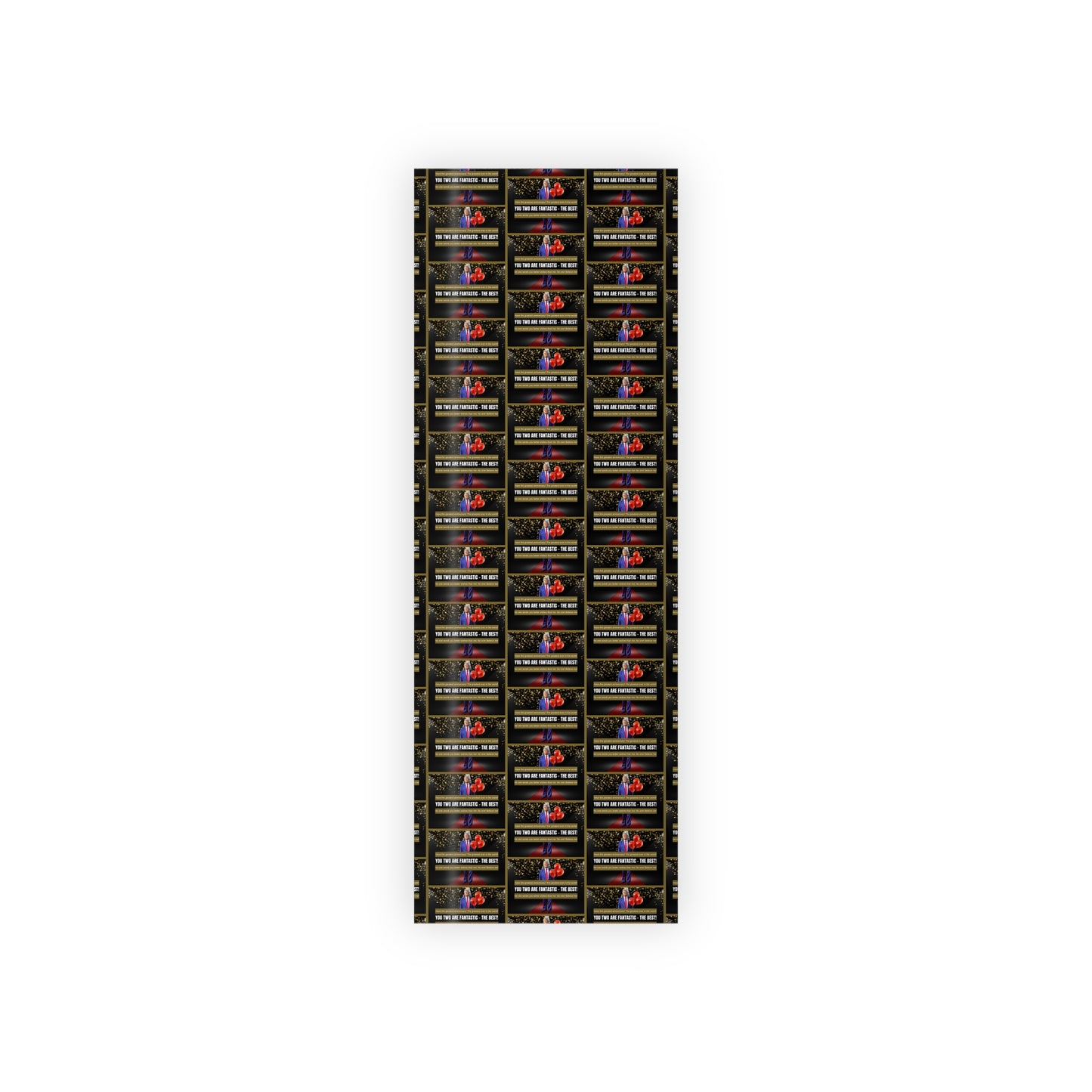 Trump Anniversary Best Wishes Gift Wrapping Paper Rolls, 1pc