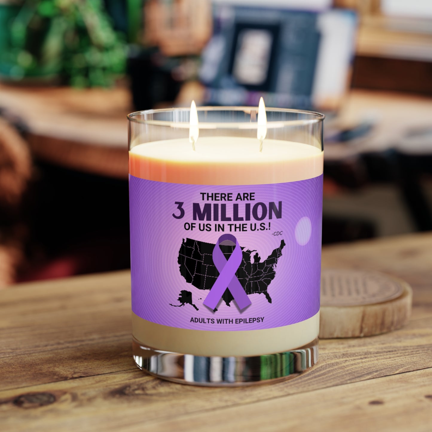 3 Million of Us Scented Candle - Full Glass, 11oz