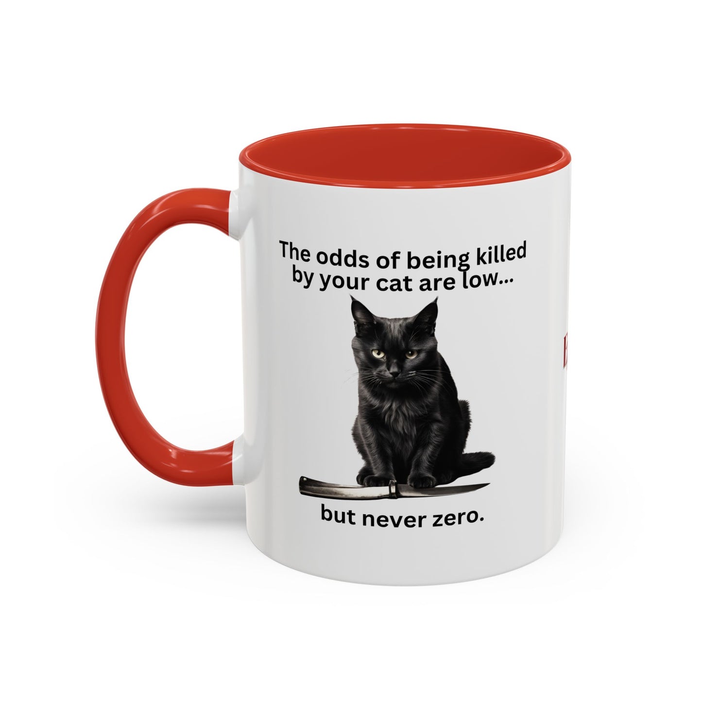 Killer Cat Odds Accent Coffee Mug (11, 15oz)