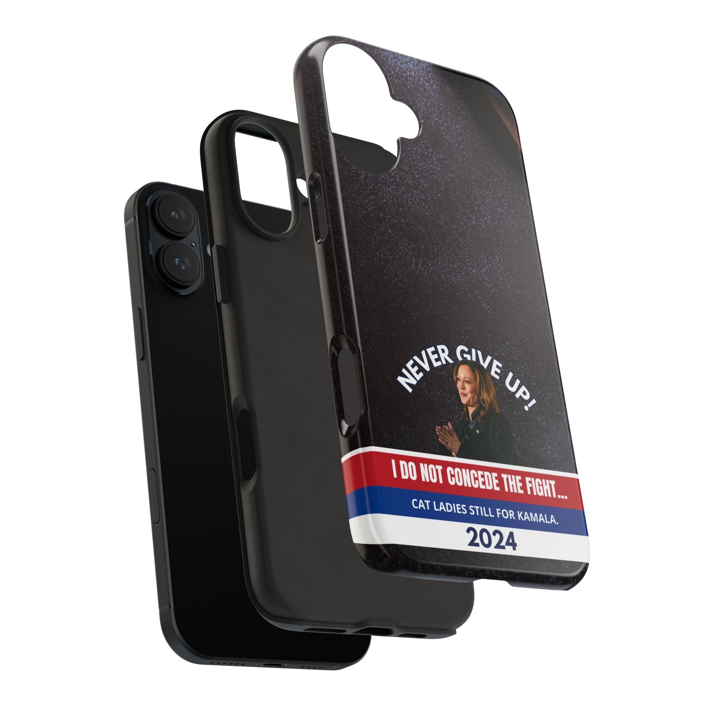 Never Give Up - Kamala Tough Phone Cases