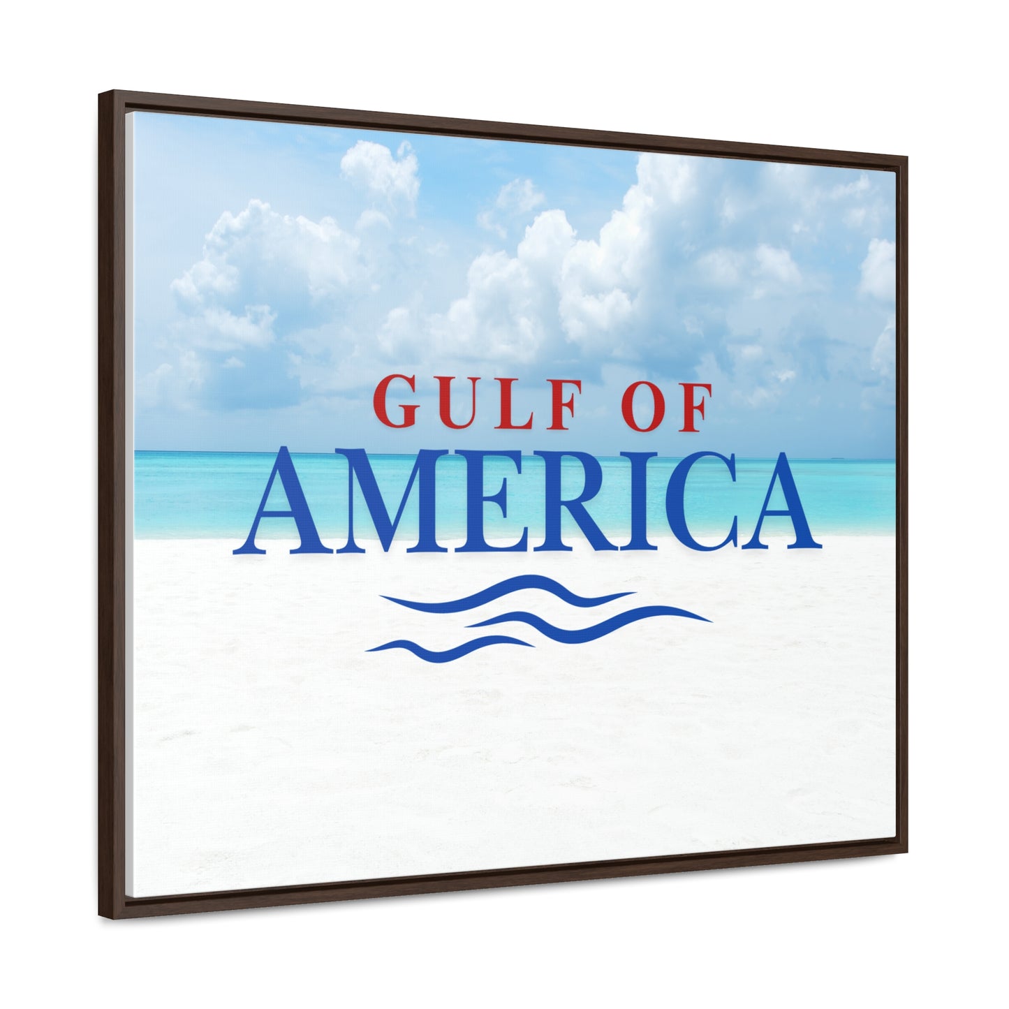 Gulf of America Canvas Wrap - Coastal Wall Art for Beach Lovers