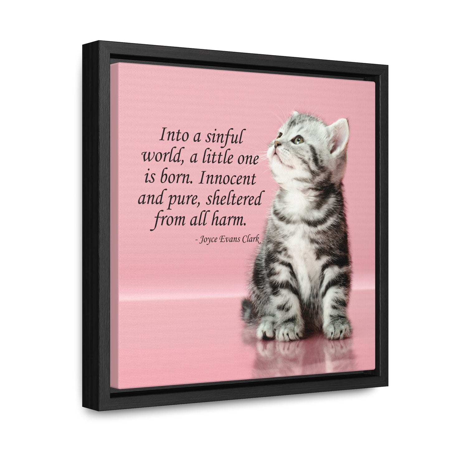 A Little One is Born Gallery Canvas Wraps, Square Frame