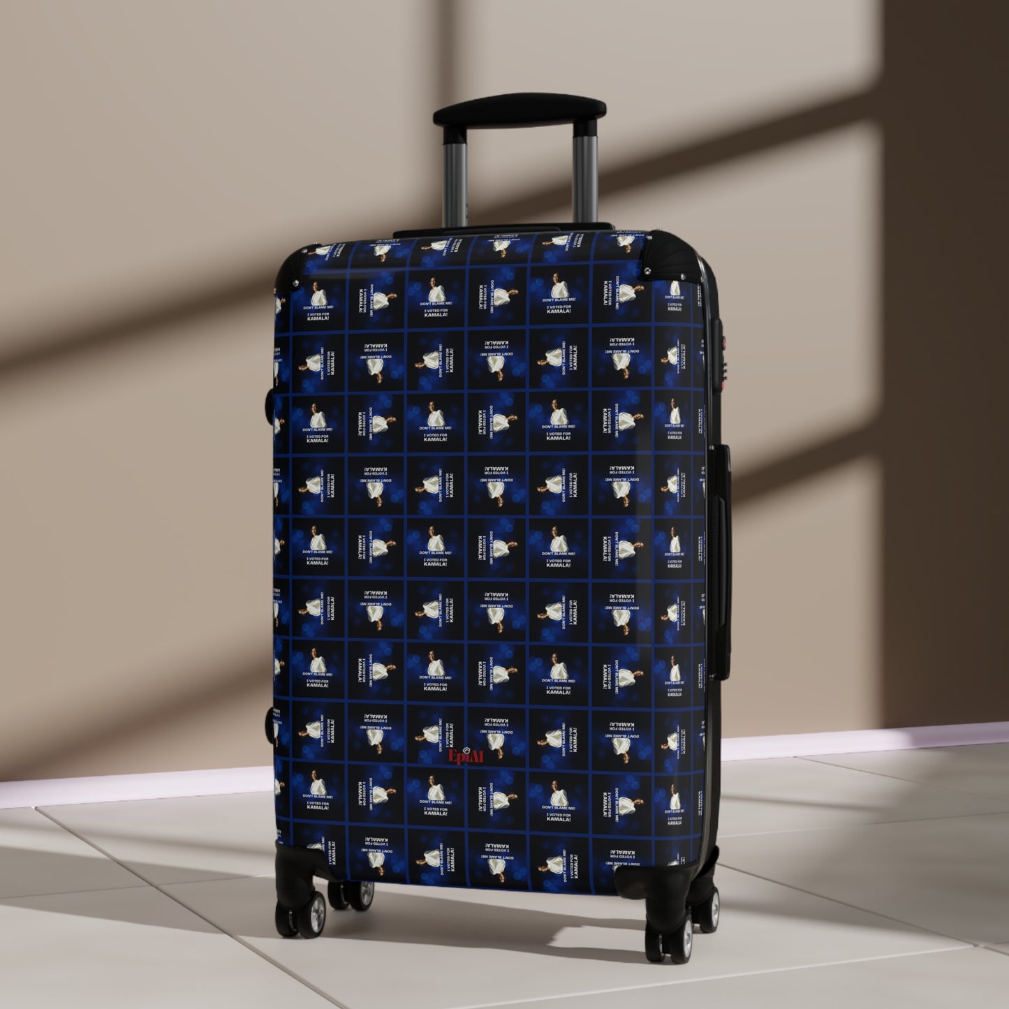 Voted for Kamala Patterned Suitcase