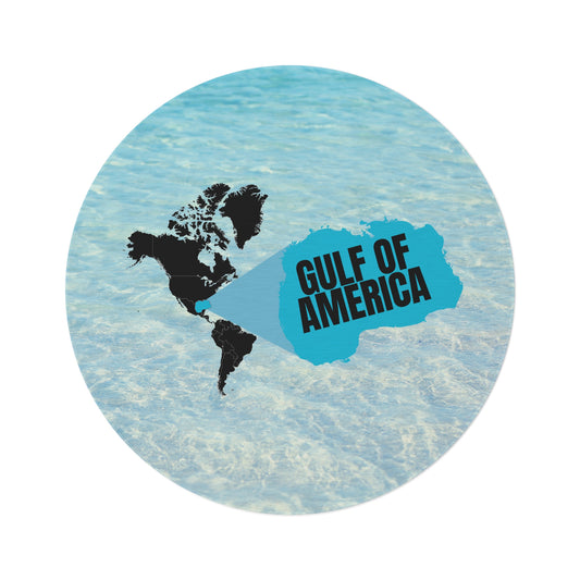 Gulf of America Round Rug