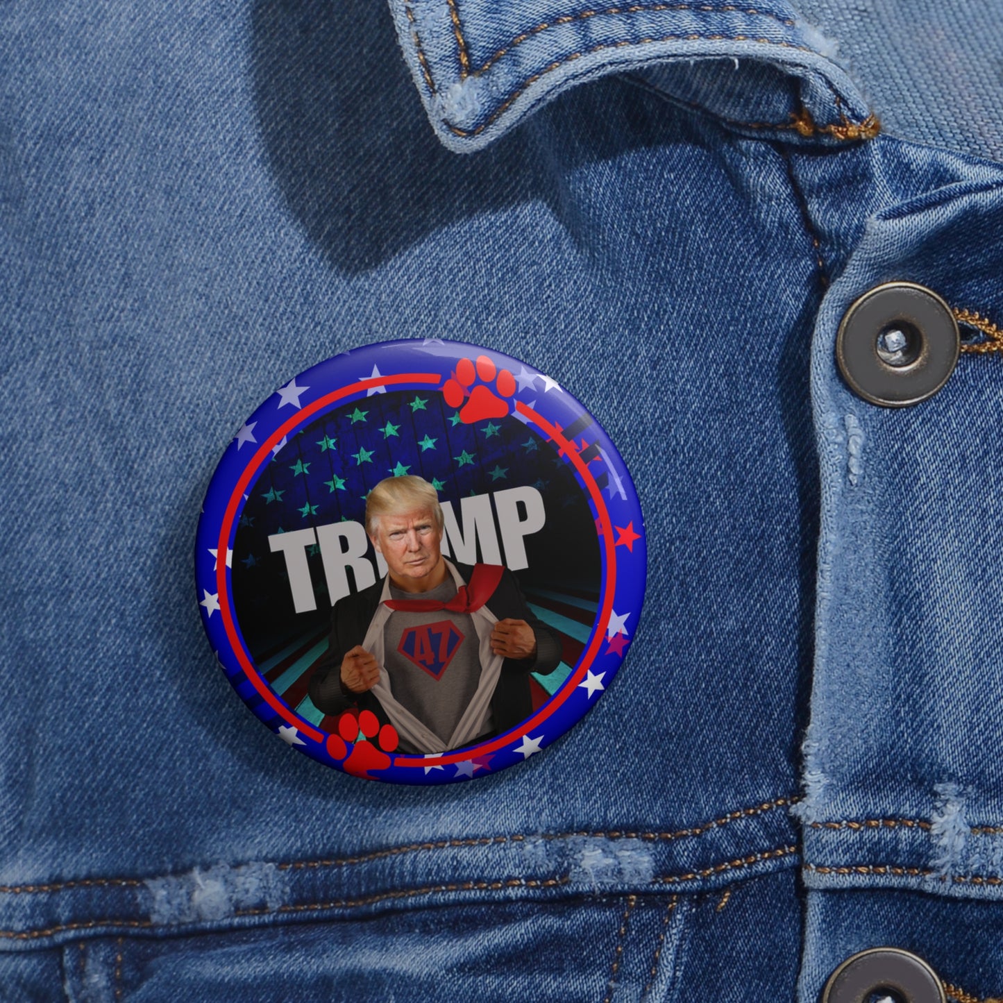 Stars & Trump 47 Pin Buttons