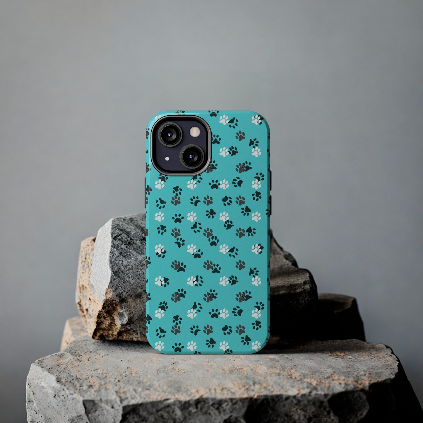 Teal Paws Tough Phone Cases - Phone Case - Epileptic Al’s Shop