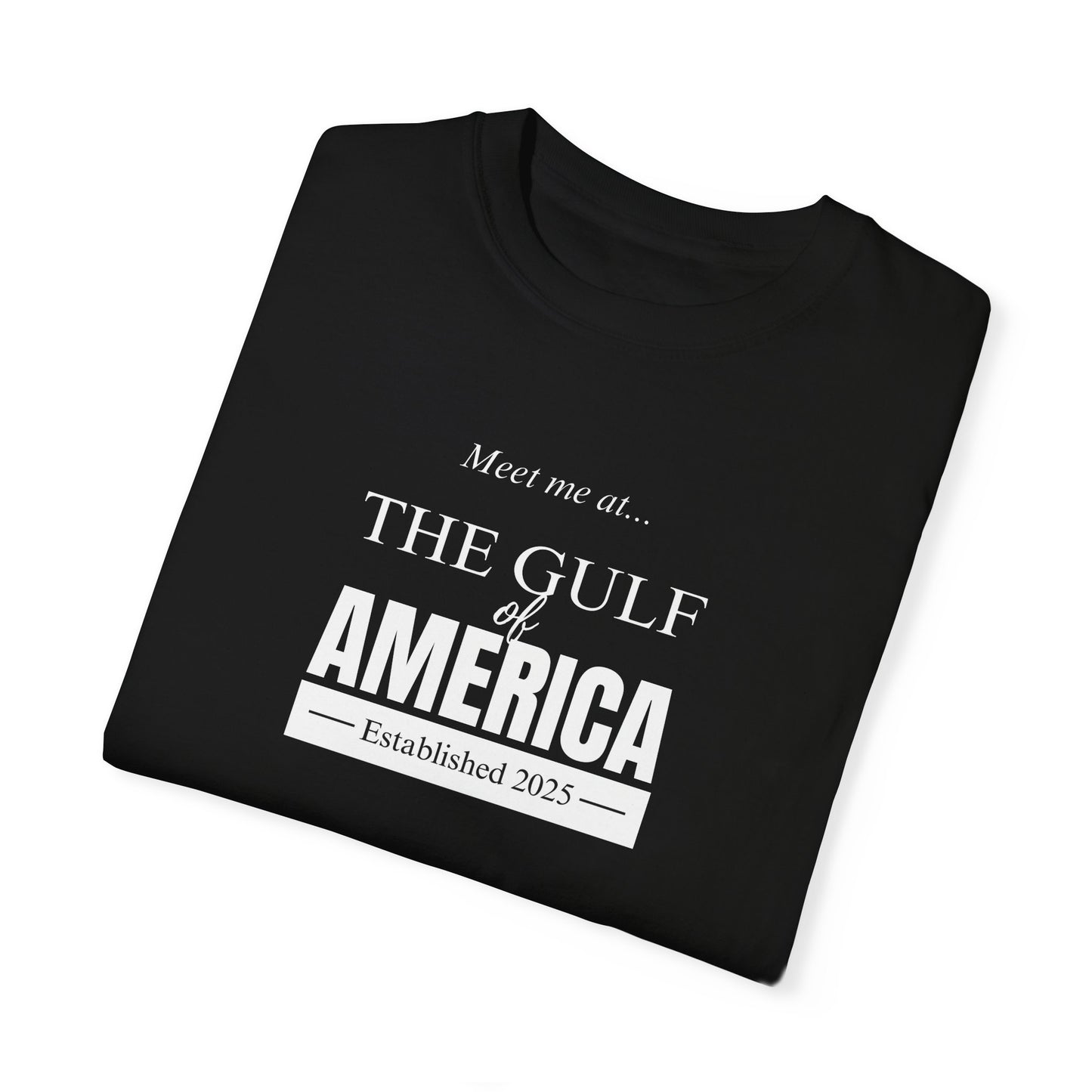 Gulf of America Unisex Garment-Dyed T-Shirt - Casual Summer Style